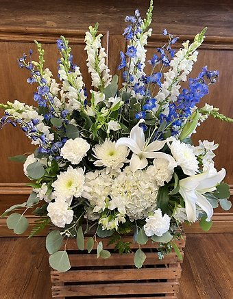 Touch of Blue Basket