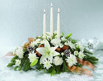 Holiday Winter Centerpiece