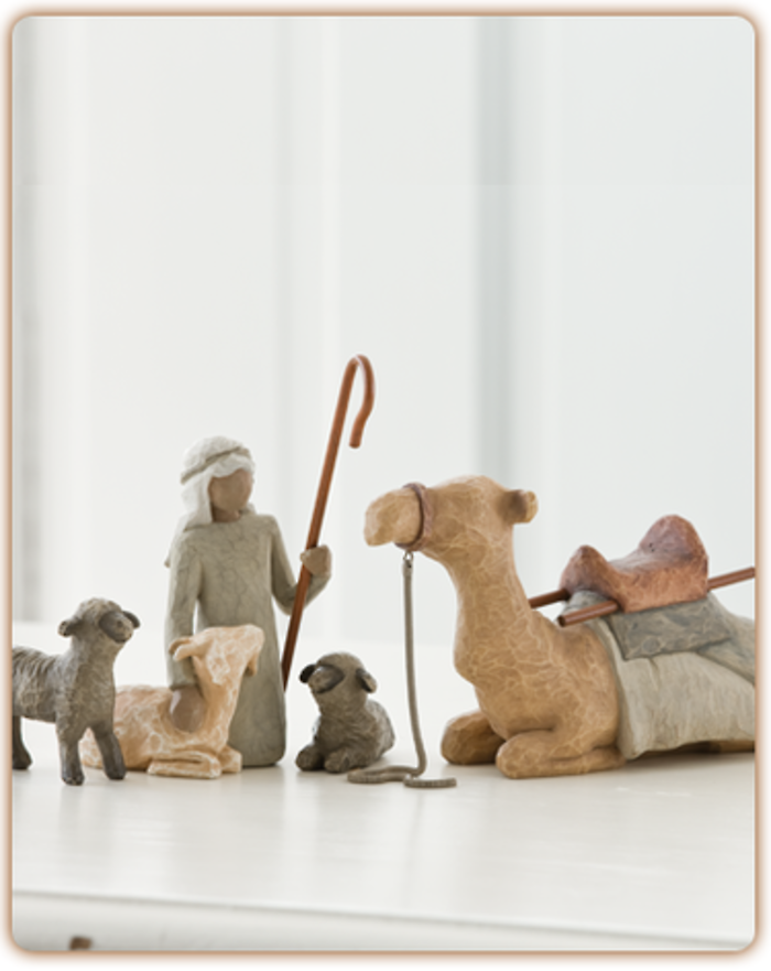 Willow Tree Shepherd & Stable Animals