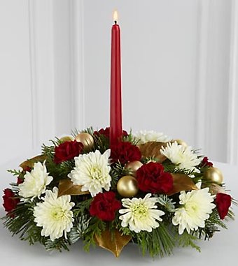 Gold Round Centerpiece