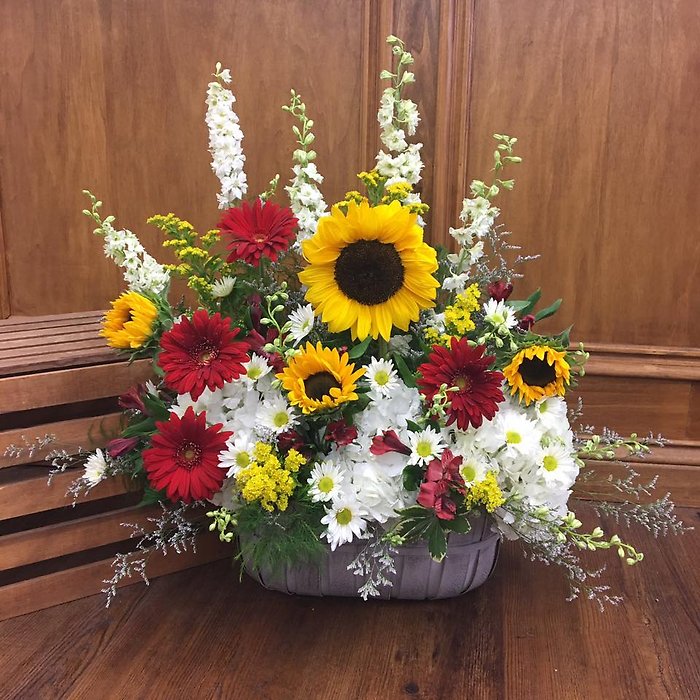 Sunflower Garden basket