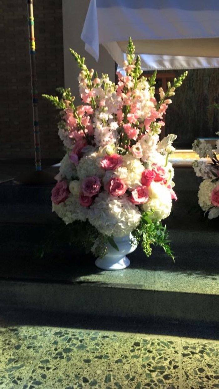 Pink Grace Altar Arrangement