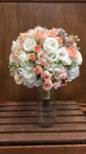 Peach & White Bouquet