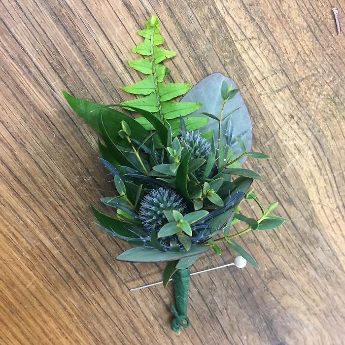 Greenery Boutonniere