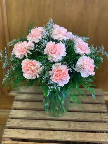 Dozen Pink Carnations