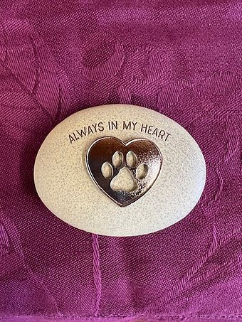 Tiny Always In My Heart Pet Stone