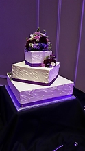 Purple Mix Cake Flowers