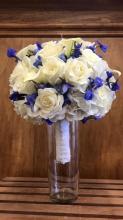Classic White & Blue Bouquet