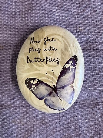 Tiny Butterfly Stone