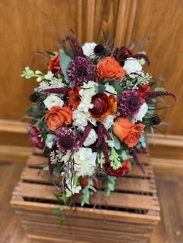 Purple and Rust Color Wedding