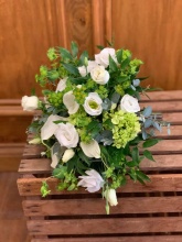 Lush Green & White Bouquet