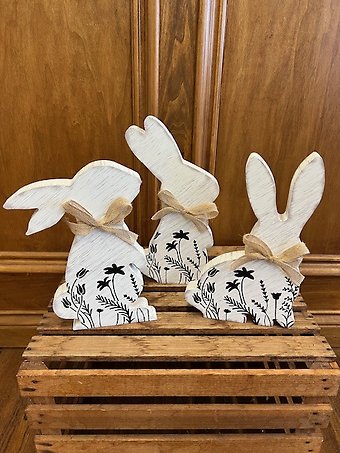 Rustic Wildflower Bunny