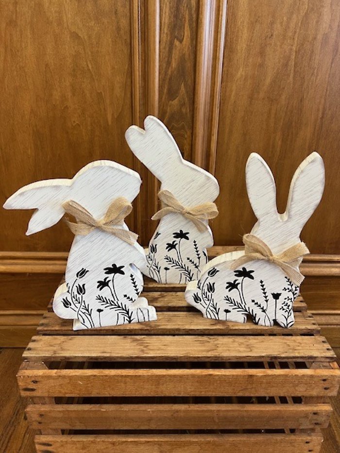 Rustic Wildflower Bunny