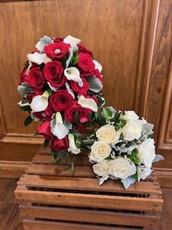 Frosted Red Bouquet