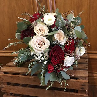 Burgundy & Blush Bouquet