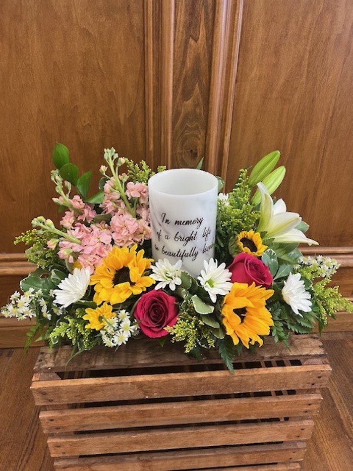 Memorial Candle Arrangement