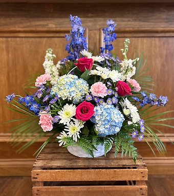 Pastel Sympathy Basket